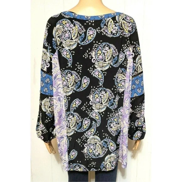 Style & Co. Paisley Floral Blouse - Picture 2 of 3